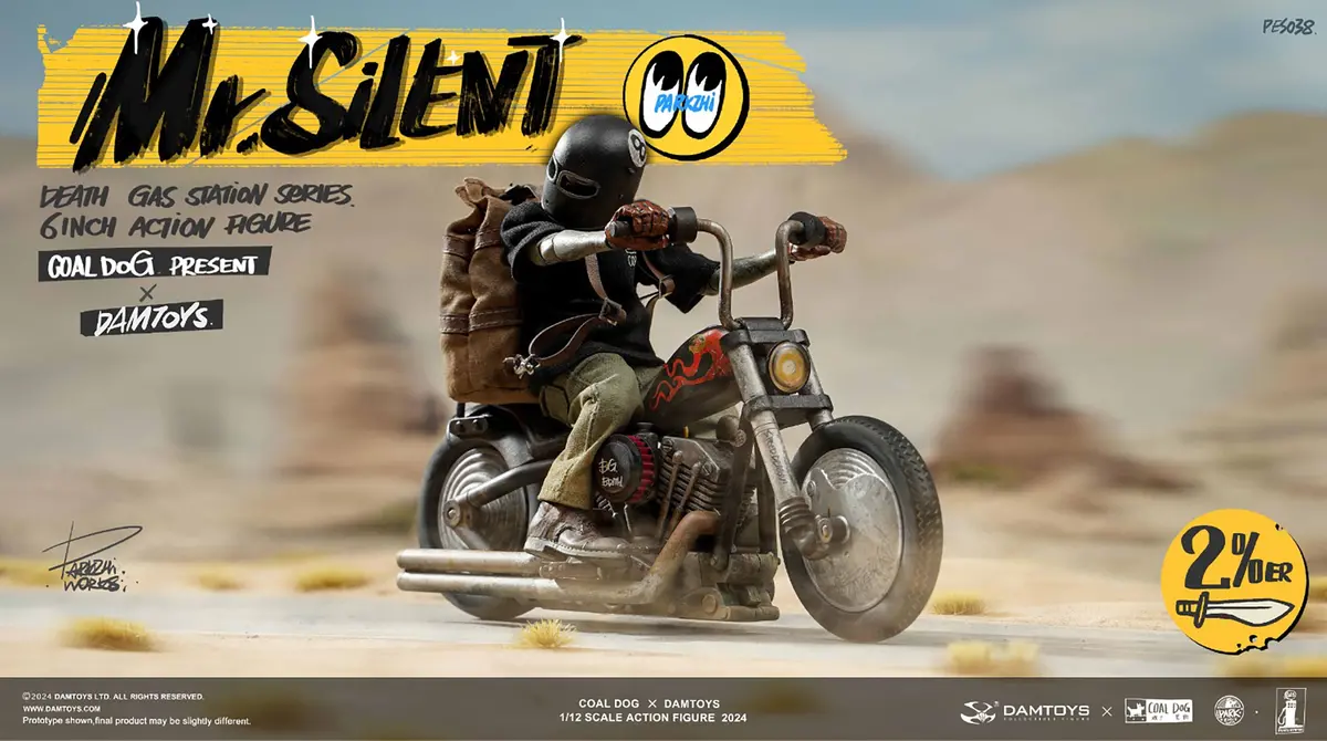 Coal Dog Death Gas Station Series: Mr. Silent With Bike Deluxe 1
