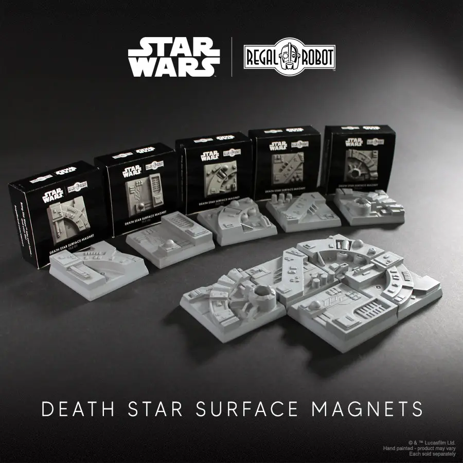 Star Wars A New Hope: Death Star Surface Magnet Tiles Wave 1 Full Set 1