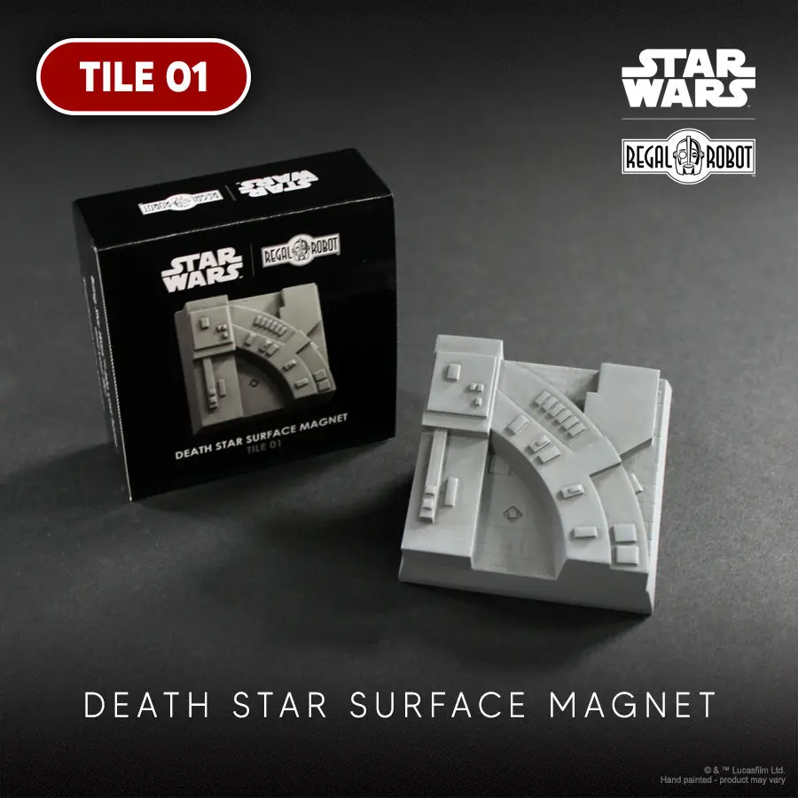 Star Wars A New Hope: Death Star Surface Magnet Tile 1 1