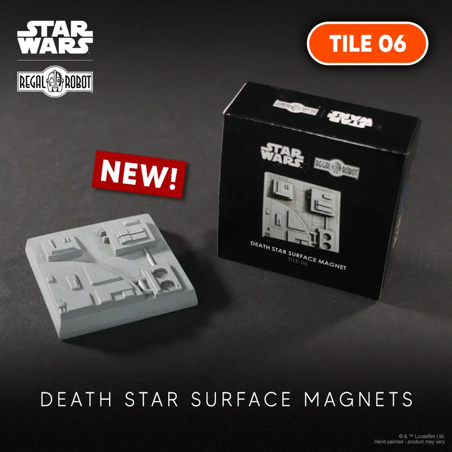 Star Wars A New Hope: Death Star Surface Magnet Tile 6 1