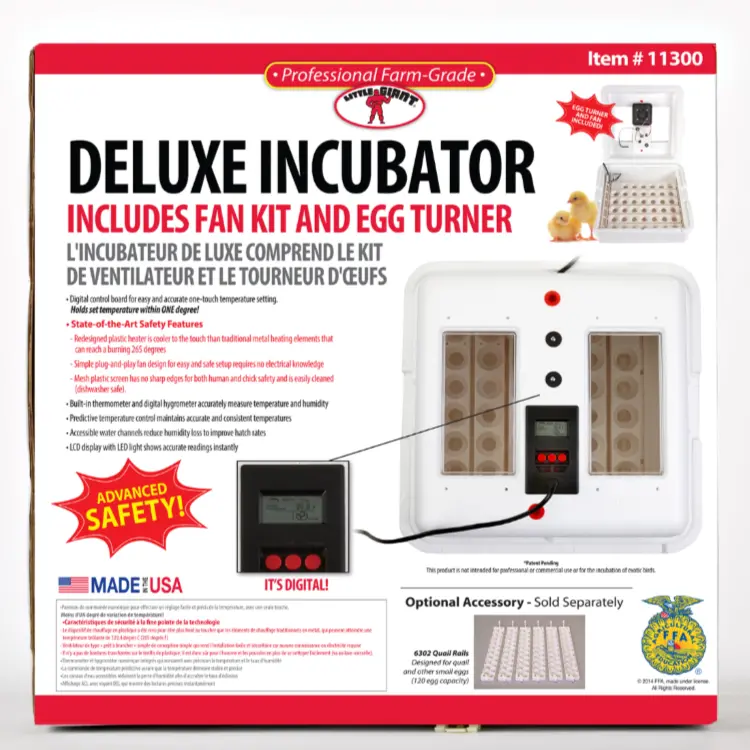 Little Giant: Deluxe Air Incubator, Includes Fan Kit And Egg Turner 1