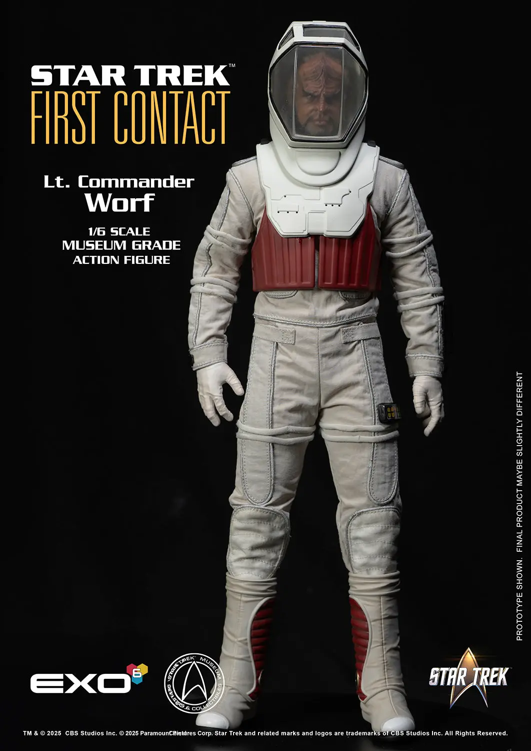 Star Trek First Contact (1996): Lt. Commander Worf In Eva Suit 1