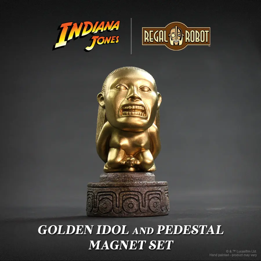 Indiana Jones And The Raiders Of The Lost Ark: Golden Idol And Pedestal Magnet Set 1