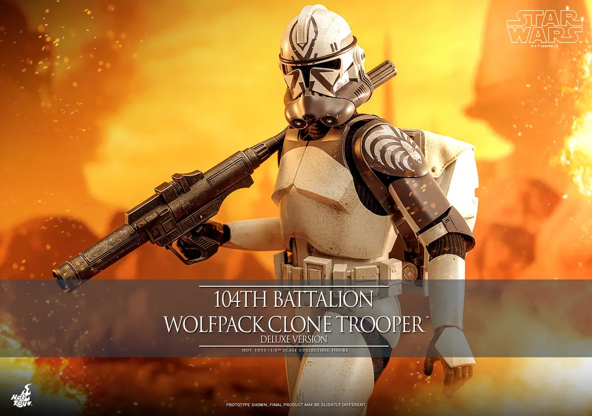Star Wars The Clone Wars: 104Th Battalion Wolfpack Clone Trooper (Deluxe Version) 1