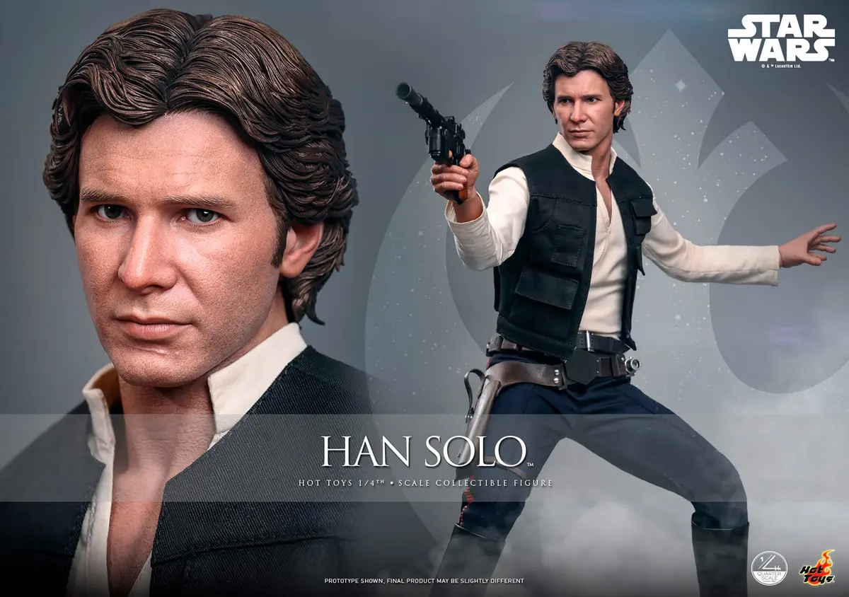 Star Wars A New Hope: Han Solo Quarter Scale Figure 1