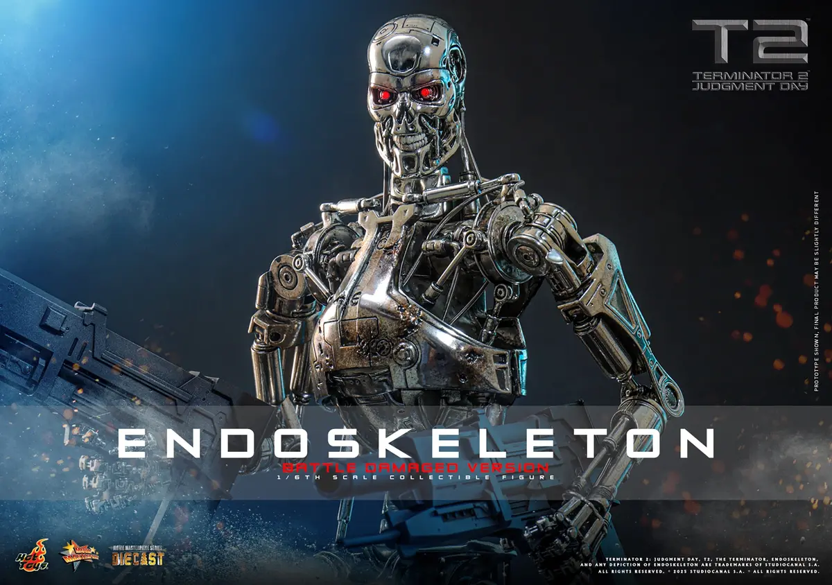 Terminator 2 Judgment Day (1991): Endoskeleton (Battle Damaged Version) 1