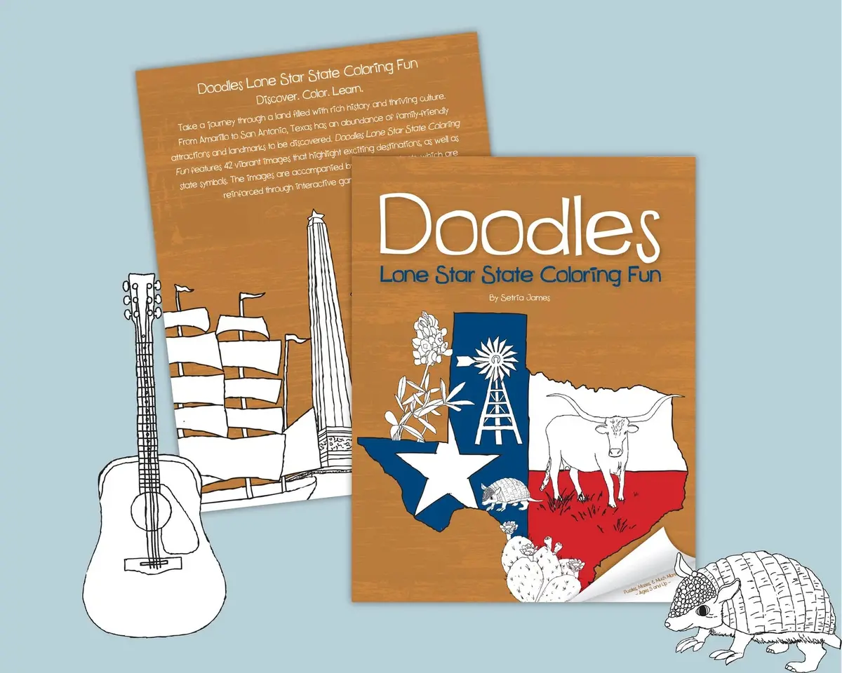 Doodles Lone Star State Coloring Fun 1