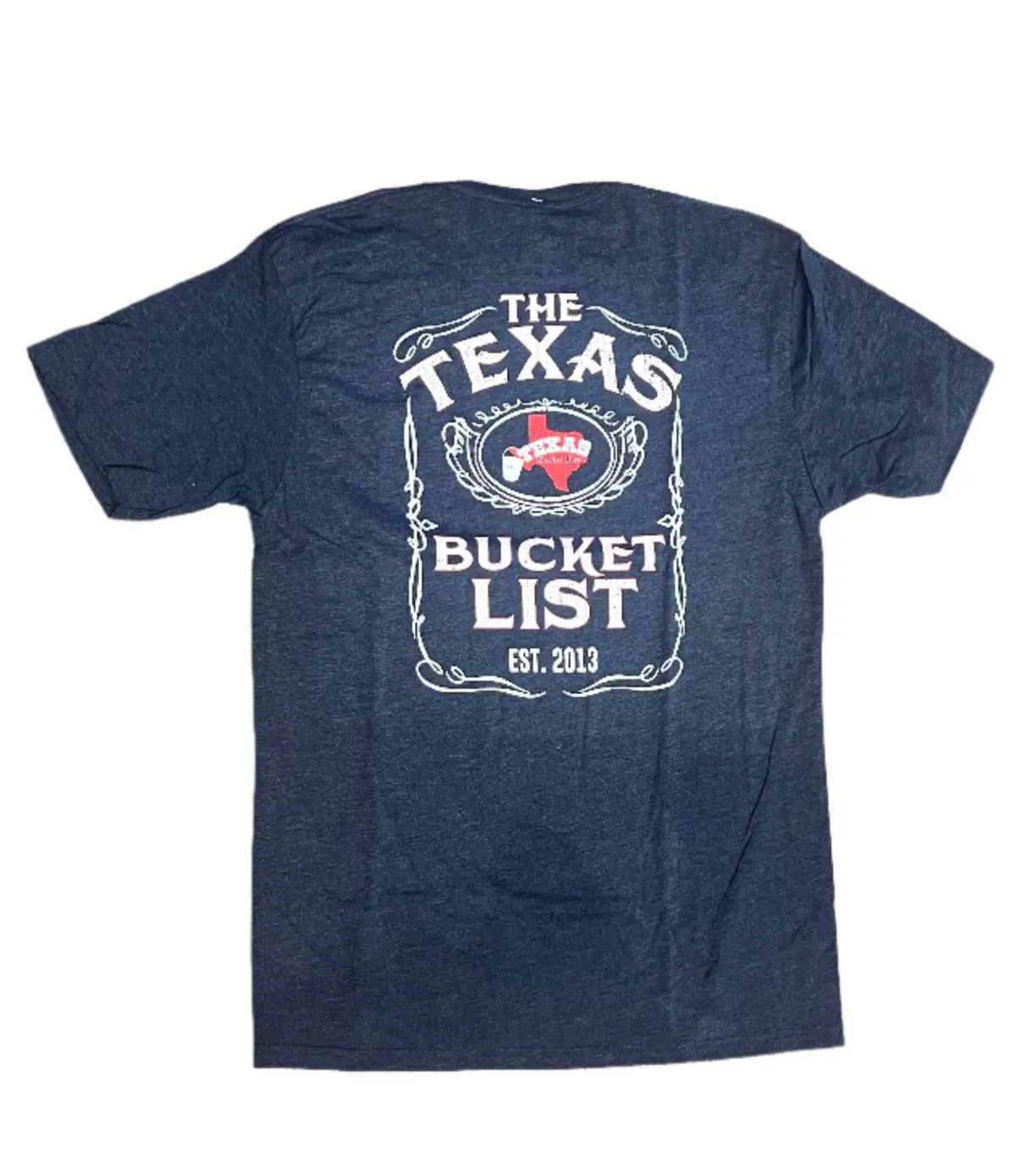 The Official Texas Bucket List Vintage Logo T-Shirt 1