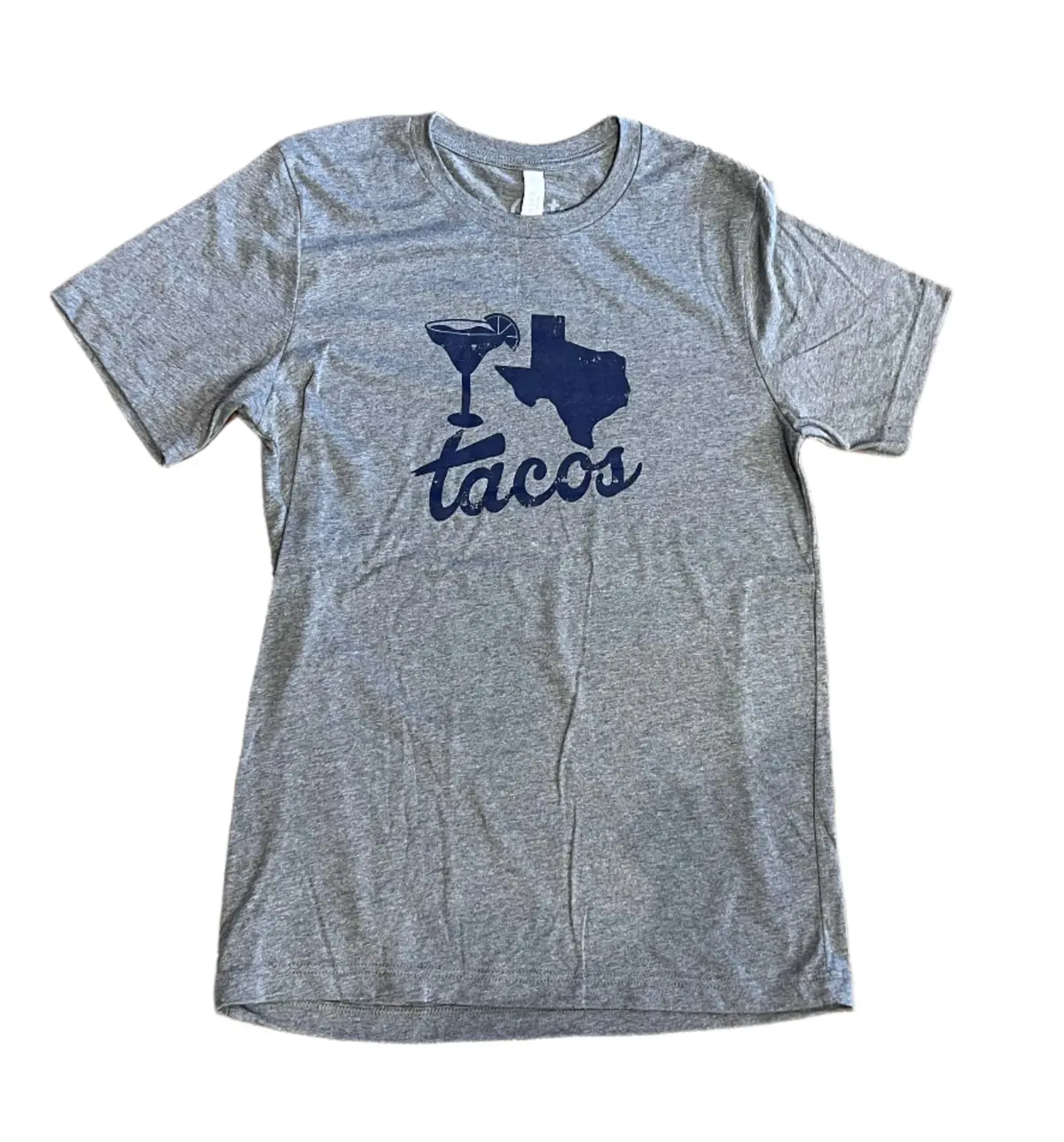 Margaritas, Texas, Tacos Unisex T-Shirt - Grey 1