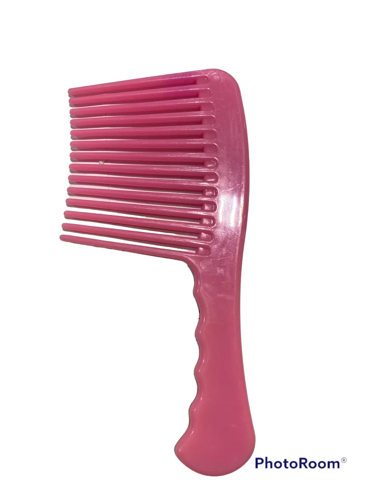 Jelly Curry Comb Large Pink 1
