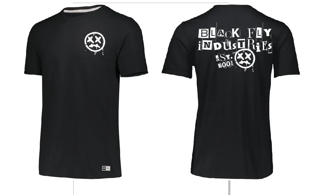 2025 Black Fly Industries Logo T Shirt 1