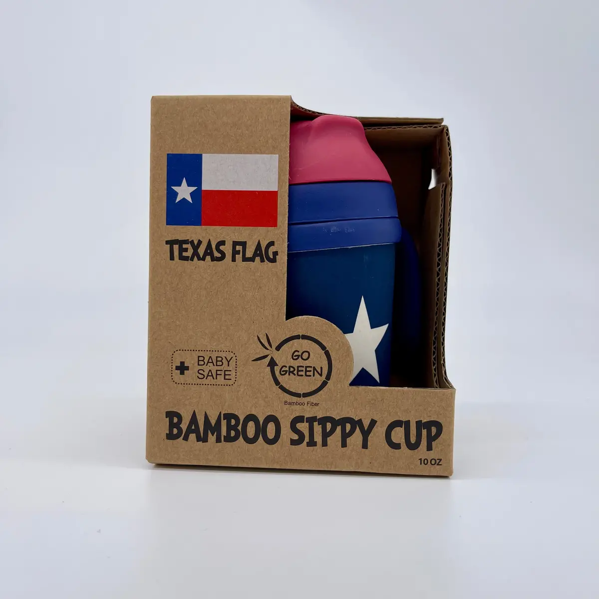 Texas Flag Bamboo Sippy Cup 1