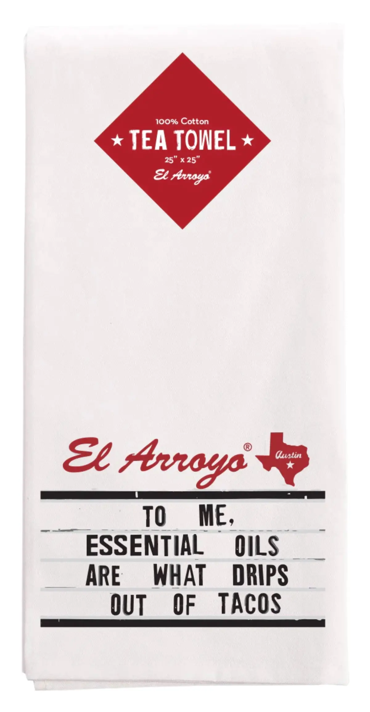 El Arroyo Tea Towel - Essential Oils 1