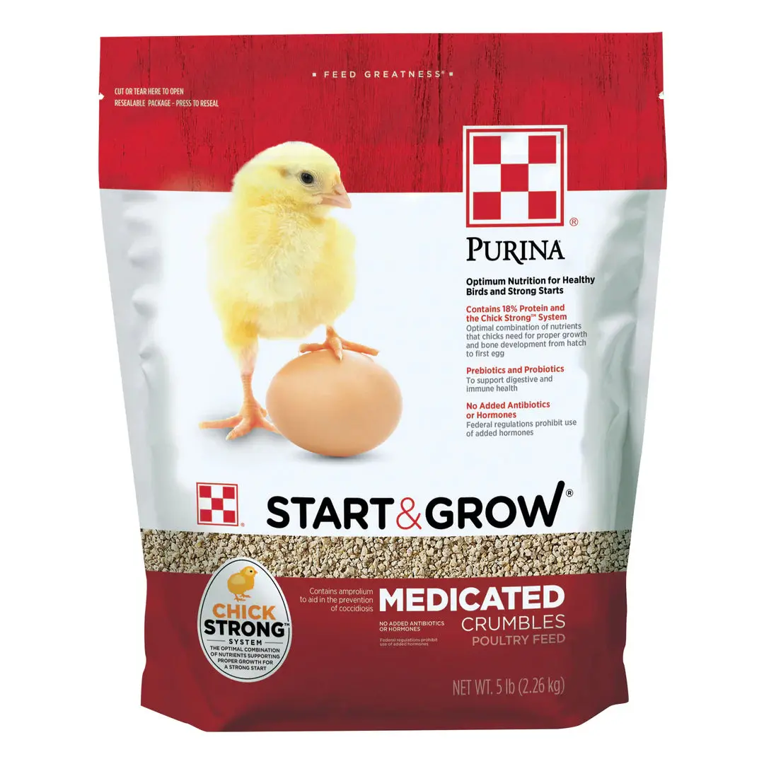 Purina® Start & Grow® Medicated 5 Lb. 1