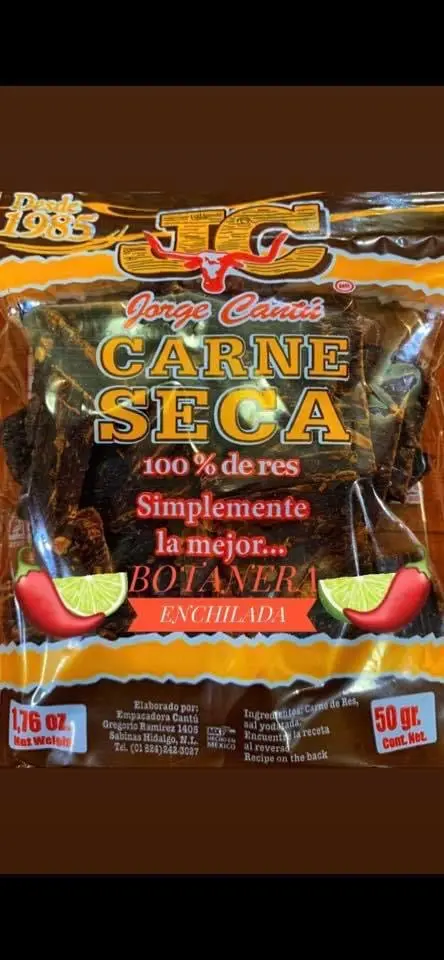 Carne Seca 250Gr - Botanera Enchilada 1