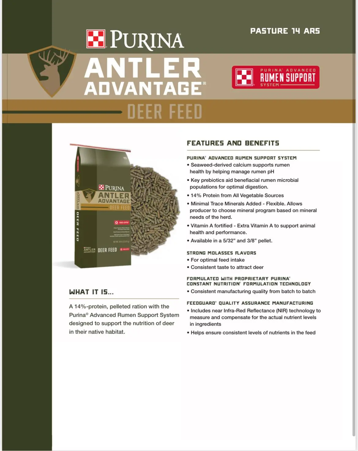 #### Bulk 3/8 Cube 14% Antler Adv Ars 1