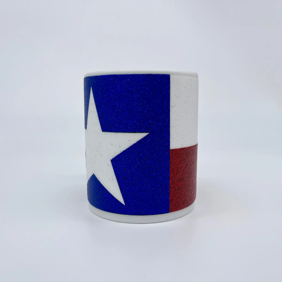 Texas Flag Glitter Mug 1