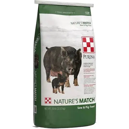 Purina - Nature's Match - Complete Sow And Pig Feed 1