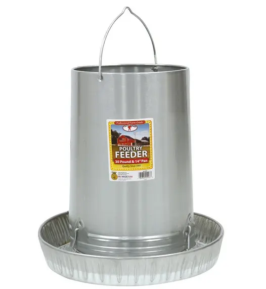 Little Giant: Poultry Feeder Hanging 30Lb W/14" Pan 1