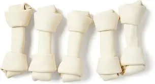 Medium Dog Bone Natural 7-8" 1