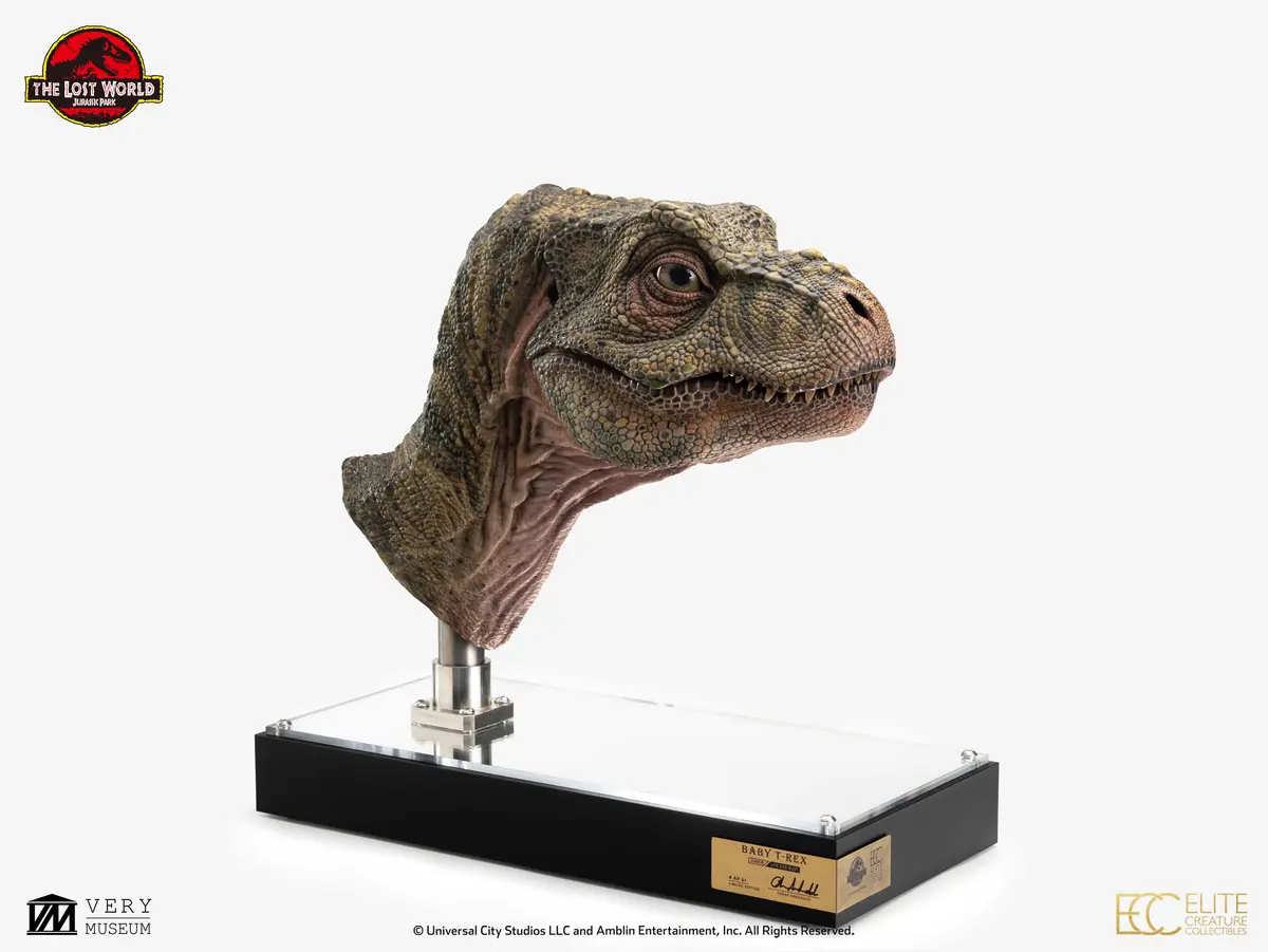 The Lost World Jurassic Park (1997): Junior T. Rex Life-Size Bust 1