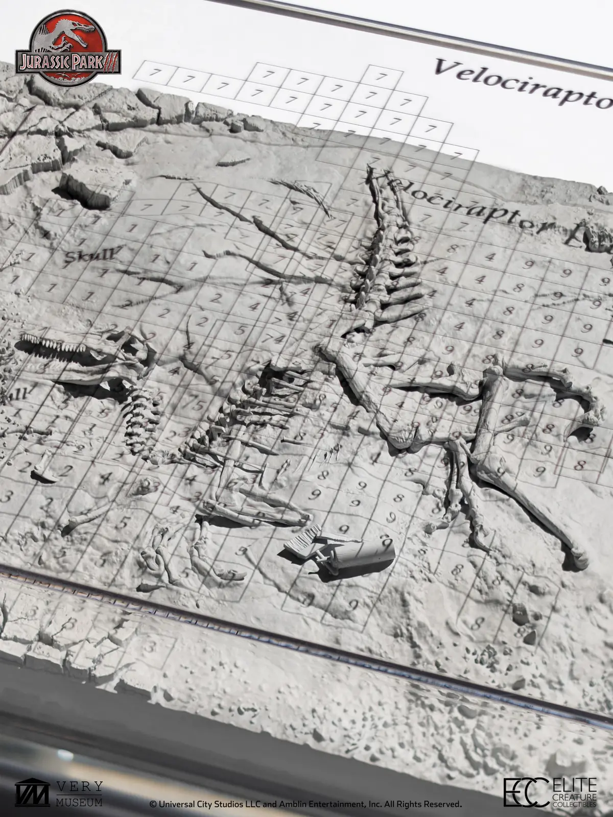 Jurassic Park Iii (2001): Velociraptor Excavation Map 1