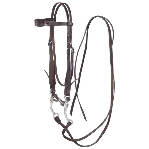King Series Pony Embossed Browband Headstall 1