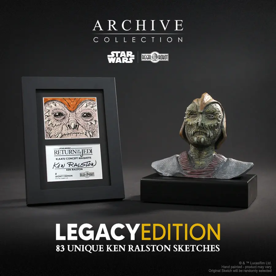 Star Wars Return Of The Jedi: Klaatu Concept Maquette Replica Ken Ralston Legacy Edition 1