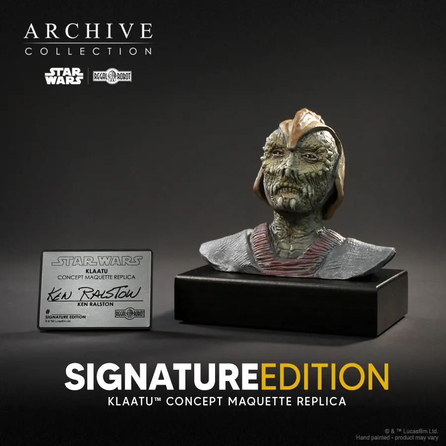 Star Wars Return Of The Jedi: Klaatu Concept Maquette Replica Ken Ralston Signature Edition 1