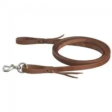 Tough1® Pony Harness Leather Roping Reins 1