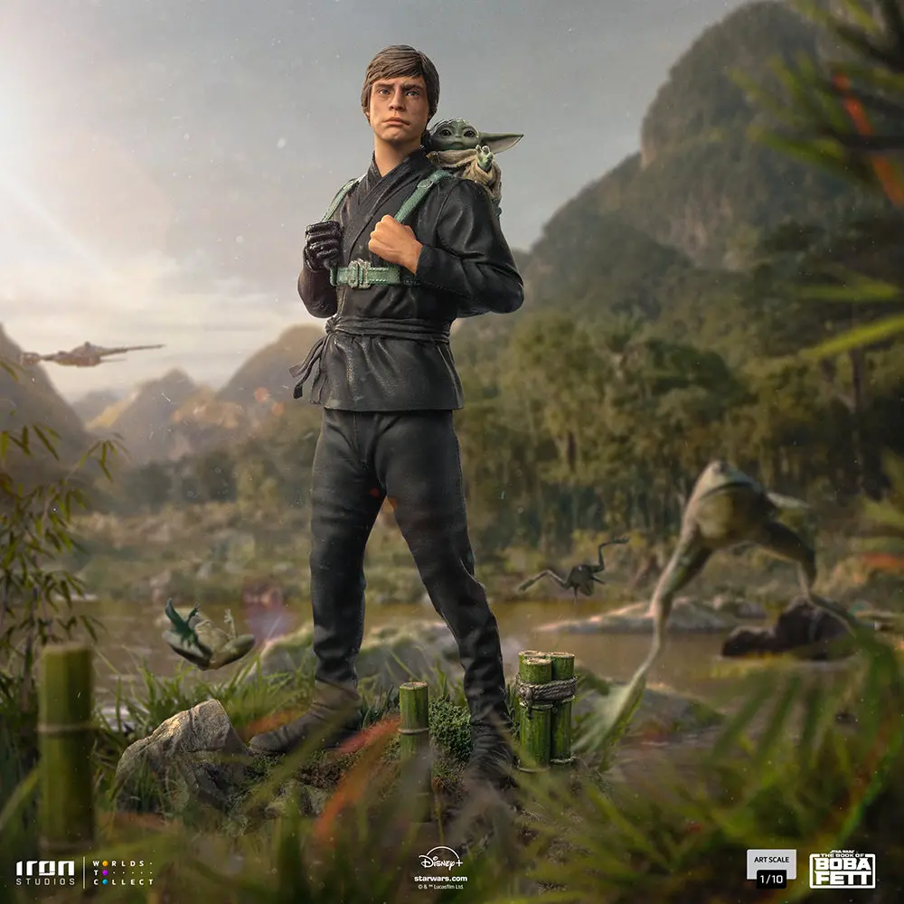 Star Wars The Book Of Boba Fett: Luke Skywalker And Grogu Training 1