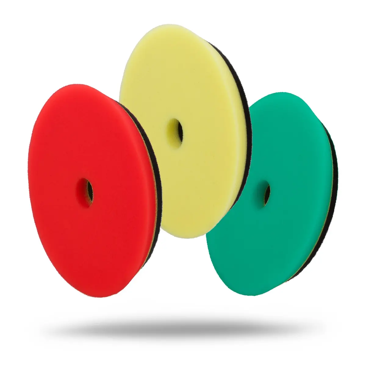 Low Profile Rubber Backed Foam Polishing Pads – 5In, 6In 1