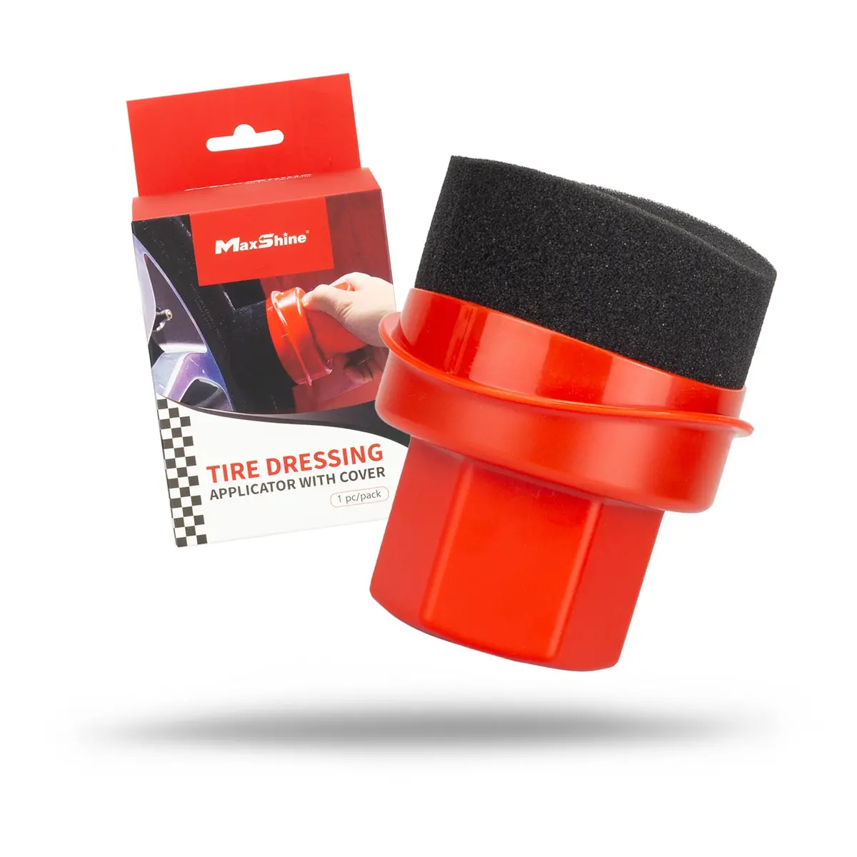Tire Shine Applicator | Dressing Applicator With Cover 1