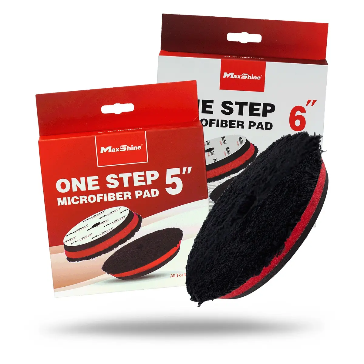Microfiber One Step Pad  - 5In, 6In 1