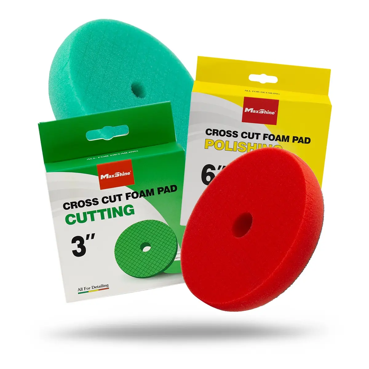 Cross Cut Foam Pads - 3In, 5In, 6In 1
