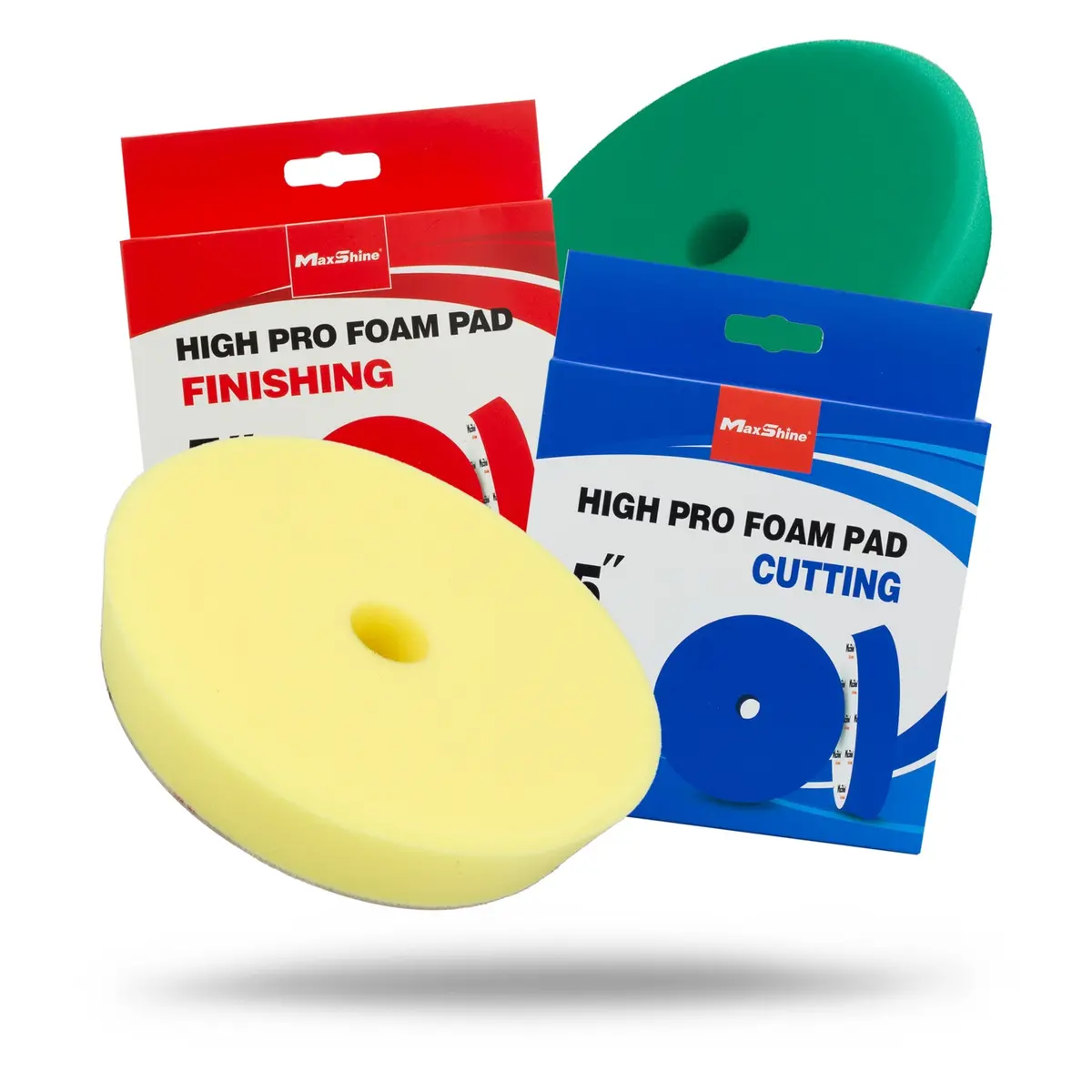 Car Polisher Pads | High Profile Foam Pads - 5In, 6In 1