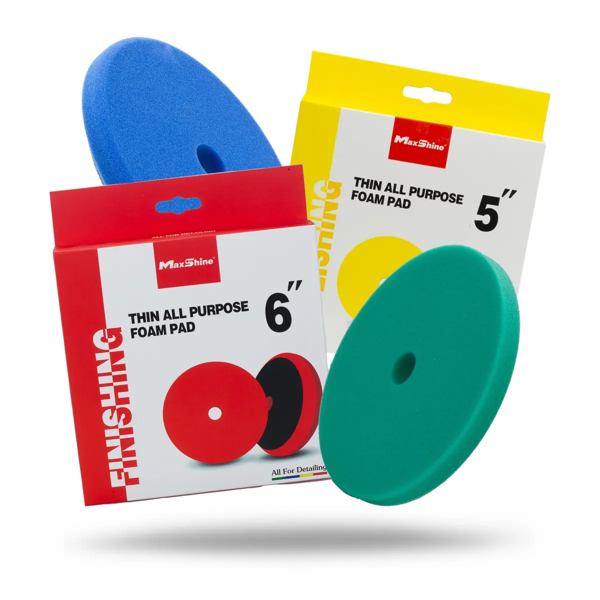 Thin Foam Polishing Pads - 5In, 6In 1