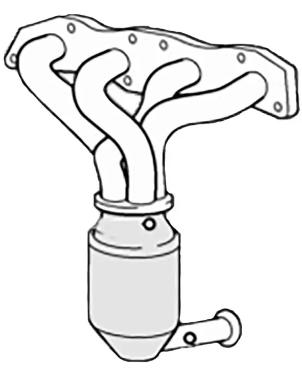 Redback Enviro Catalytic Converter For Peugeot 207 (02/2007 - 11/2009), 207 Cc (07/2007 - 09/2012), 207 Sw (11/2007 - 11/2009), Mini Cooper (10/2006 - 01/2013) 1