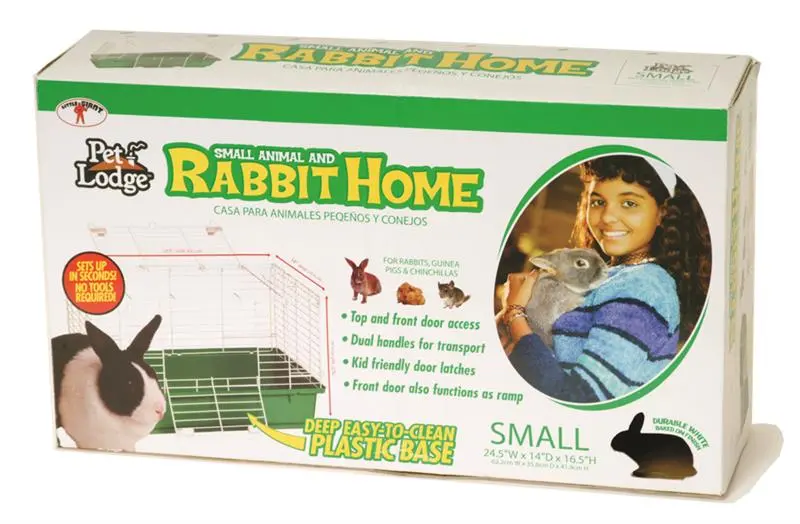 Rabbit Home, 24.5", Green Plastic Bottom 1
