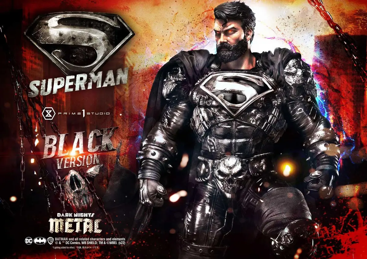 Dc Dark Nights Metal: Superman Black Version 1