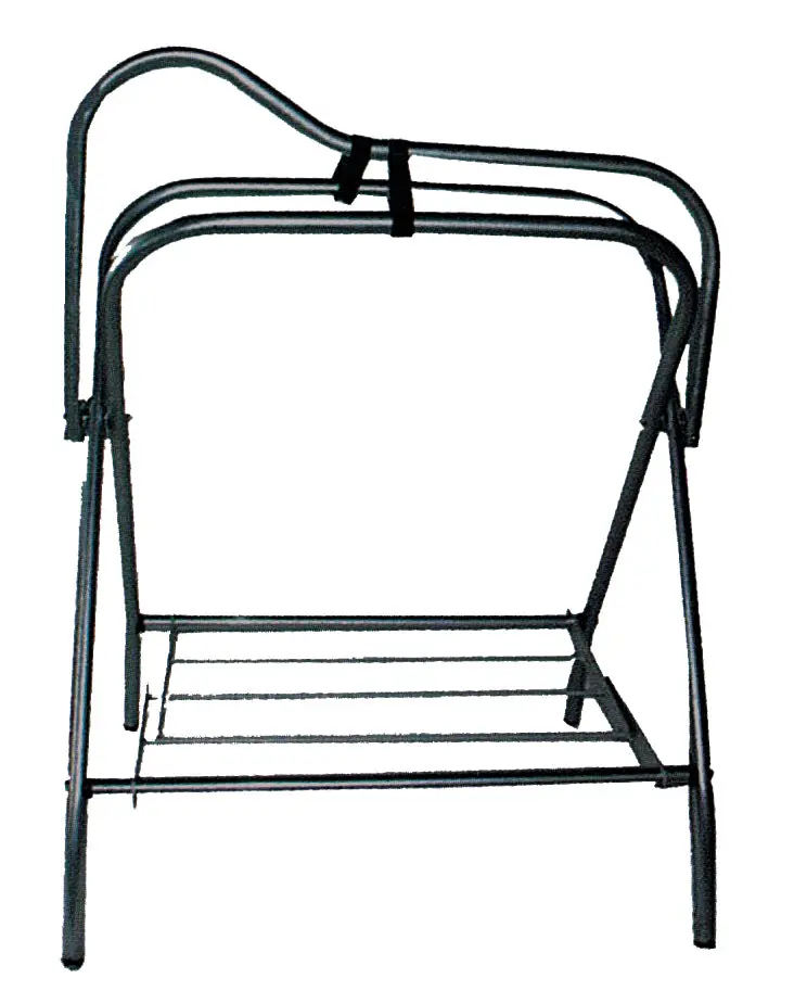 Saddle Stand, Folding, Black 1