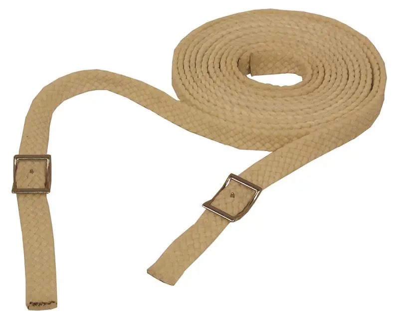 Reins, Split 7-Plait Waxed 3/4" X 8' 1