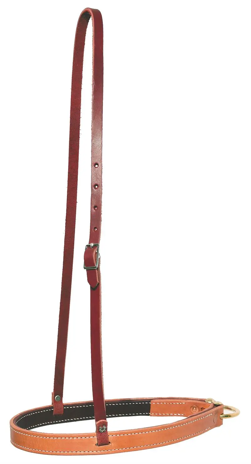 Noseband, Roper 1", Russet Harness 1