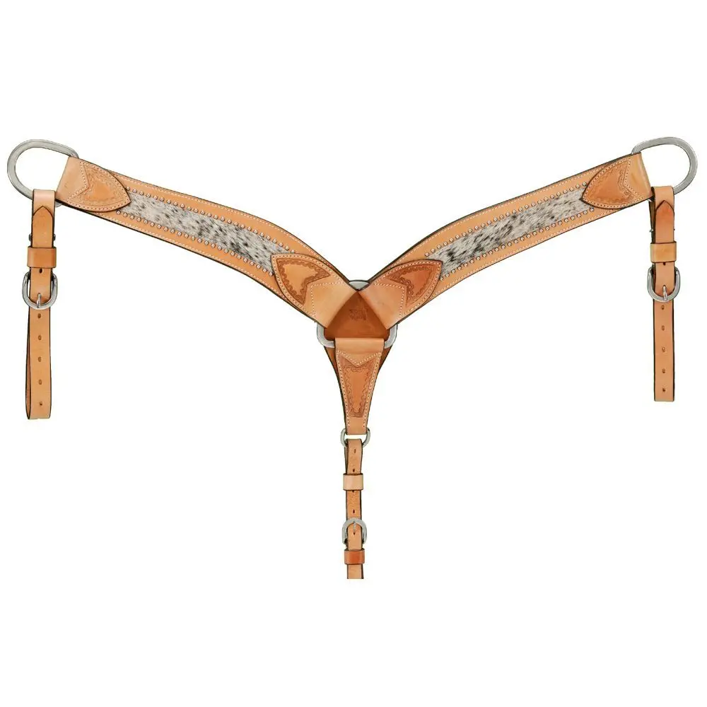 Royal King Breastcollar With Spotted Hair Overlay - Light Oil 1