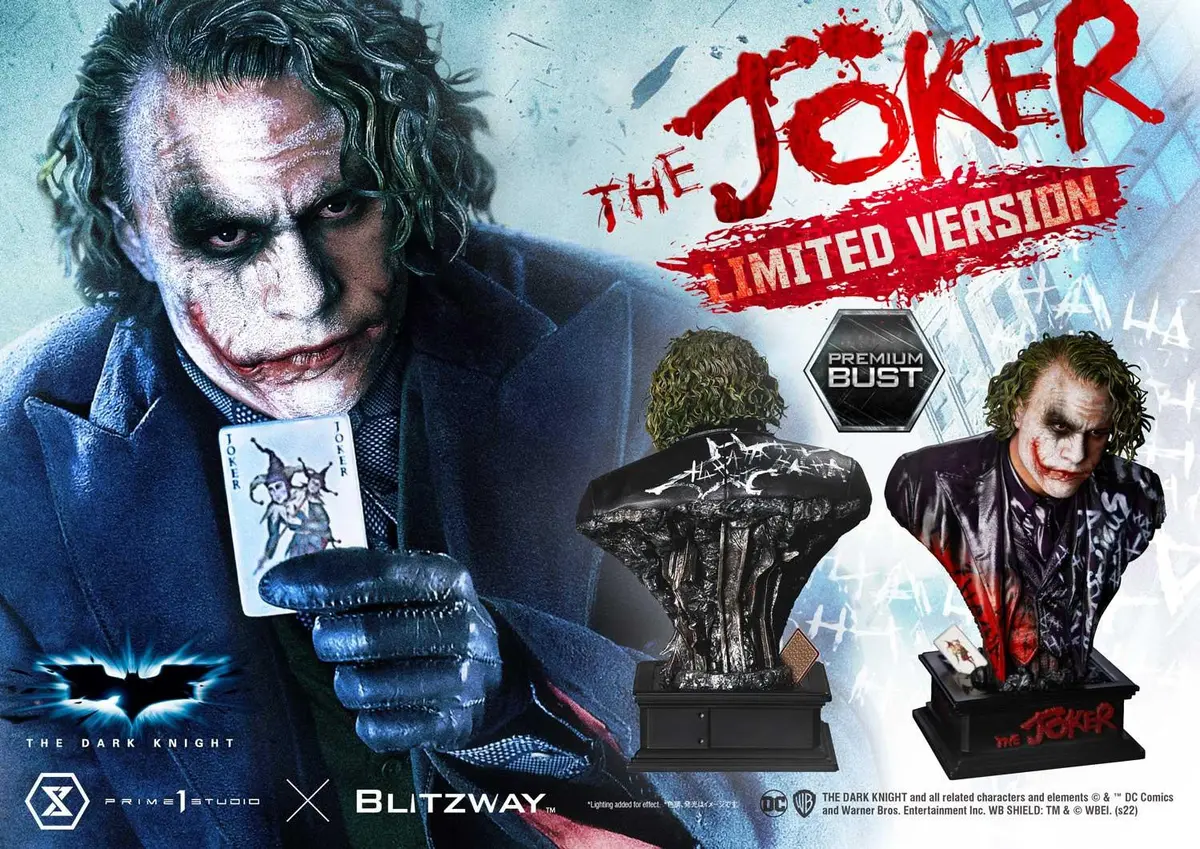 Dc The Dark Knight: The Joker Bust Limited Version 1