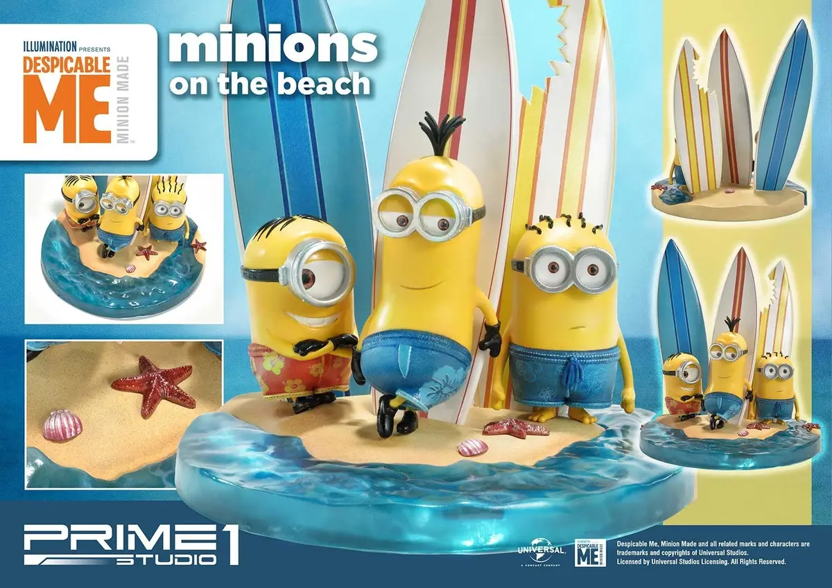 Minions On The Beach 1