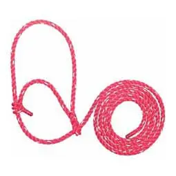 Cattle Rope Halter - Pink, White 1