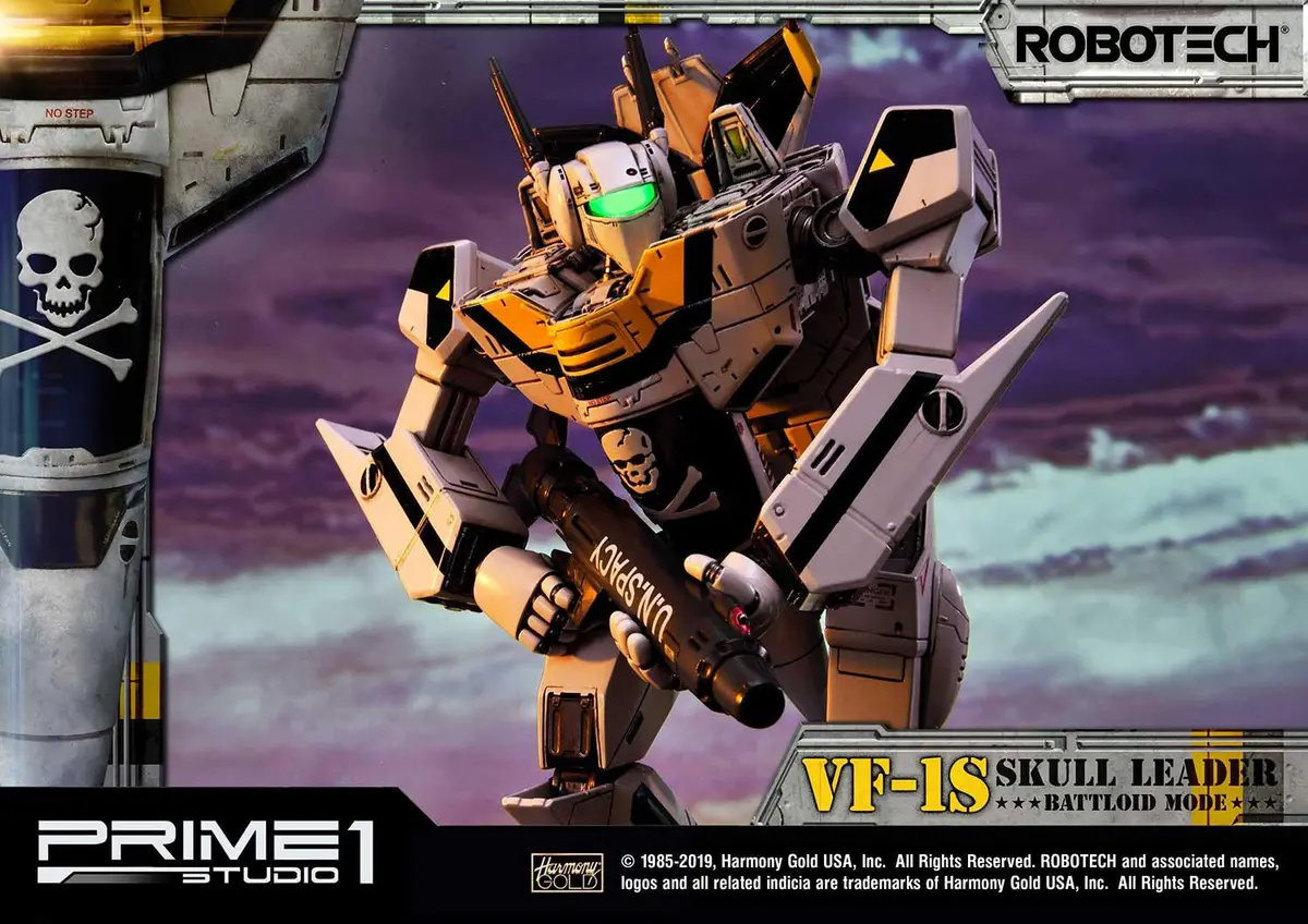 Robotech: Vf-1S Skull Leader Battloid Mode 1