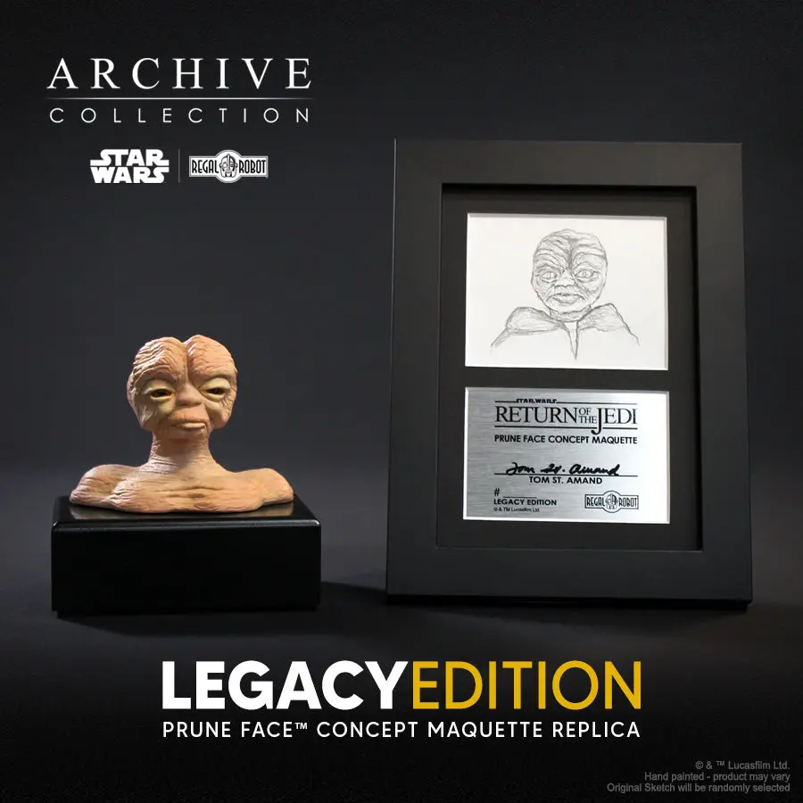 Star Wars Return Of The Jedi: Prune Face Concept Maquette Replica Tom St. Amand Legacy Edition 1