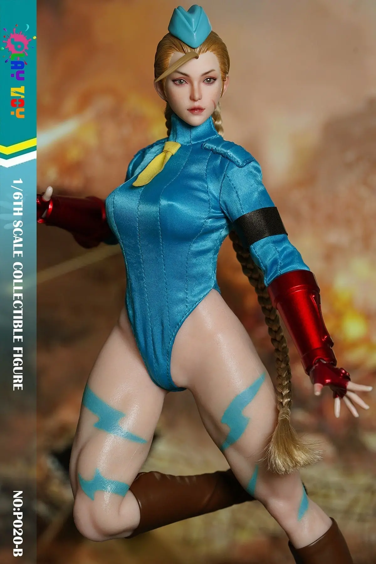 Street Fighter: Cammy Blue Fighting Female Warrior 1